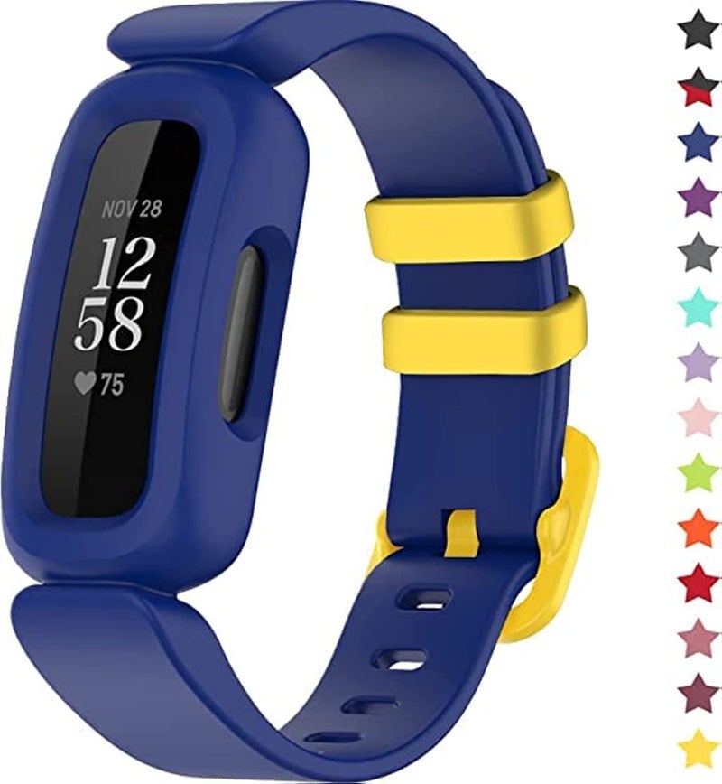 Kids Silicone Waterproof Strap Compatible with Fitbit Ace 3 – Adjustable Sports Replacement Band - Image 2