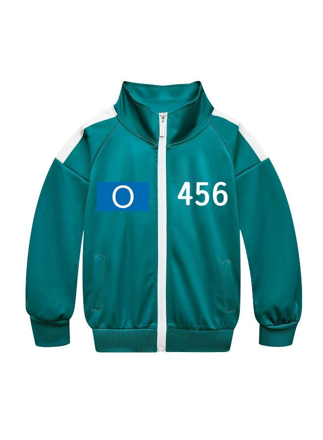 Squid Game Cosplay Costume 456 Tracksuit Jacket T-shirt Pants Suit Kids Sweatshirt Hallowee - Image 2