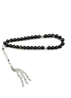 REBUY REBUY Natural Sulemani Agate 33 Beads Tasbih Islamic Prayer Rosary Beads Tasbih Tasbeeh 10 MM 33 Beads  - Image 1