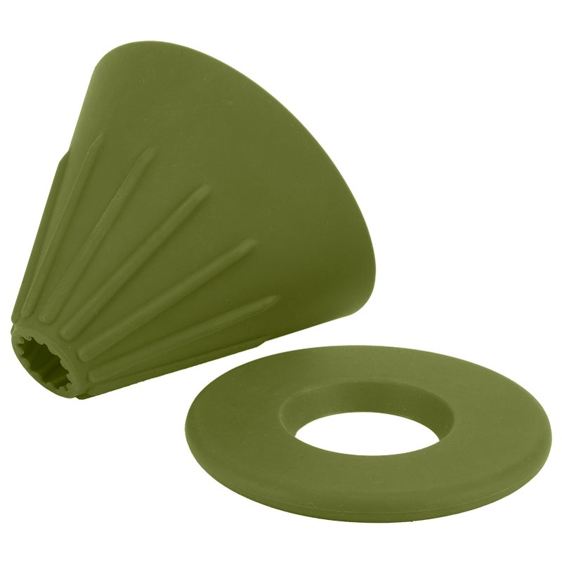 Reusable Silicon Resin Coffee Filter Strainer Dripper Coffee Machine Accessory for Home OutdoorGreen - Image 3
