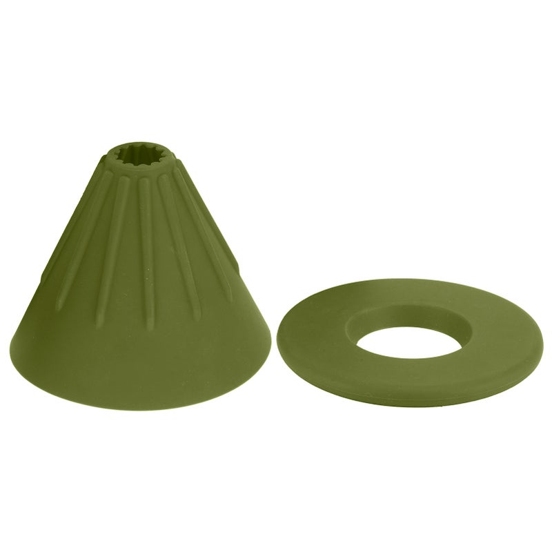 Reusable Silicon Resin Coffee Filter Strainer Dripper Coffee Machine Accessory for Home OutdoorGreen - Image 1