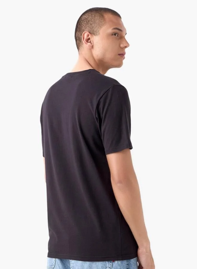 SP Characters  Regular Fit Luffy Print Round Neck T-shirt for Men | Best Price UAE