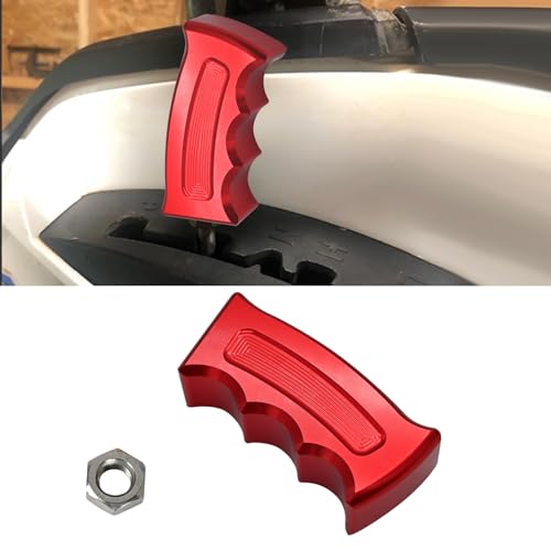 Canitu Red Pistol Grip Shift knob Shifter Manual Automatic Transmission Car Grip Handle Gear Shift Lever Knob Shifter Knob Car interrior Accessories for CanAm Outlander Renegade - Image 1