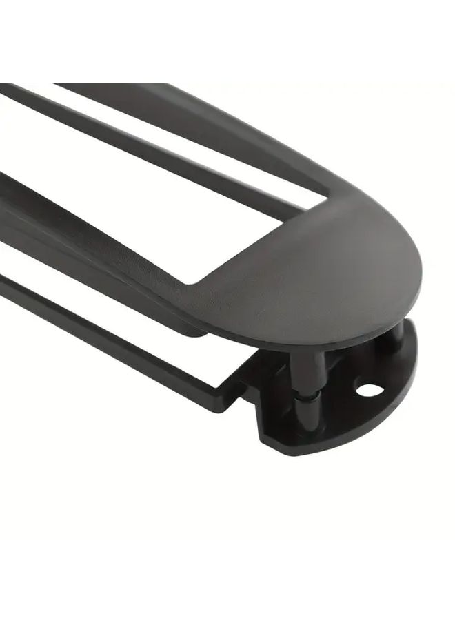 Black Single Din Dash Mounting Kit Radio CD Panel Trim for Classic Car - Image 4