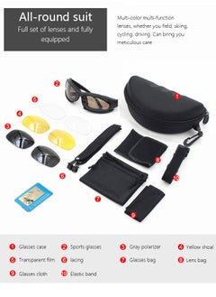 Outdoor riding glasses protective motorcycle goggles set