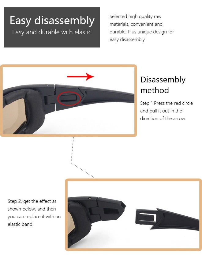 Momozone - Outdoor riding glasses protective motorcycle goggles set - Image 1