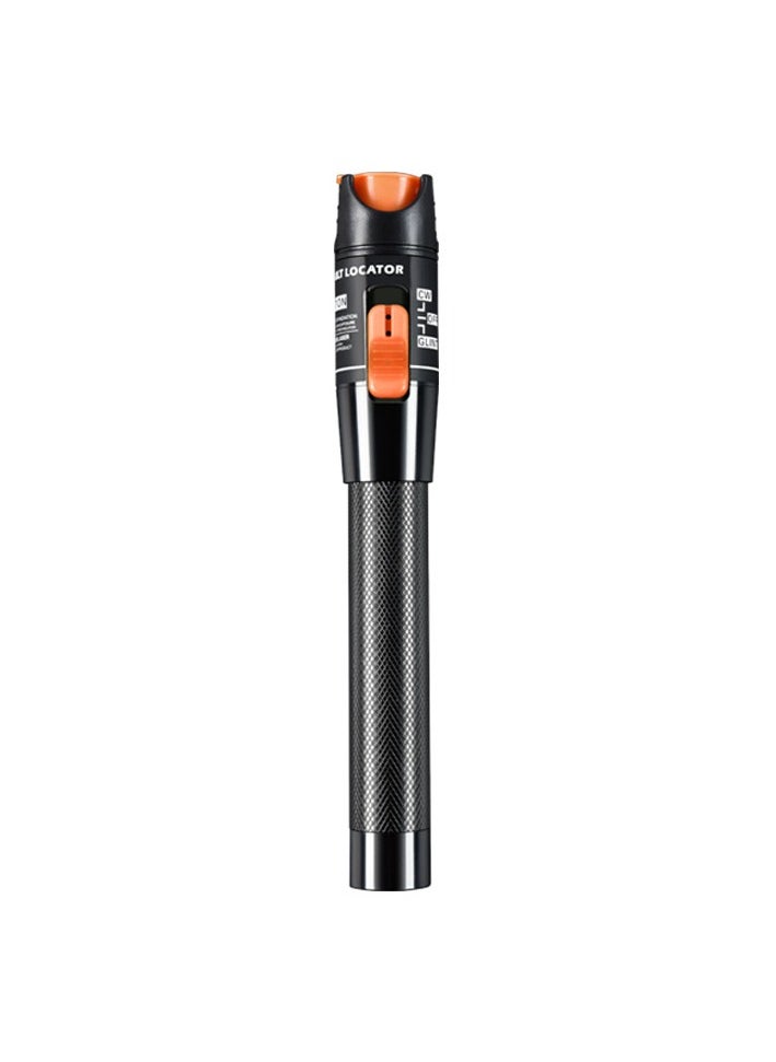 AROAQ Visual Fault Locator, 1-60km Fiber Optic Red Light Pen, Vfl Optical Fiber Cable Fault Tester, Red Light Pen For Network Fiber Cable Test, Fiber Optic Source Tester Detector Meter, (10mw Orange)  - Image 1