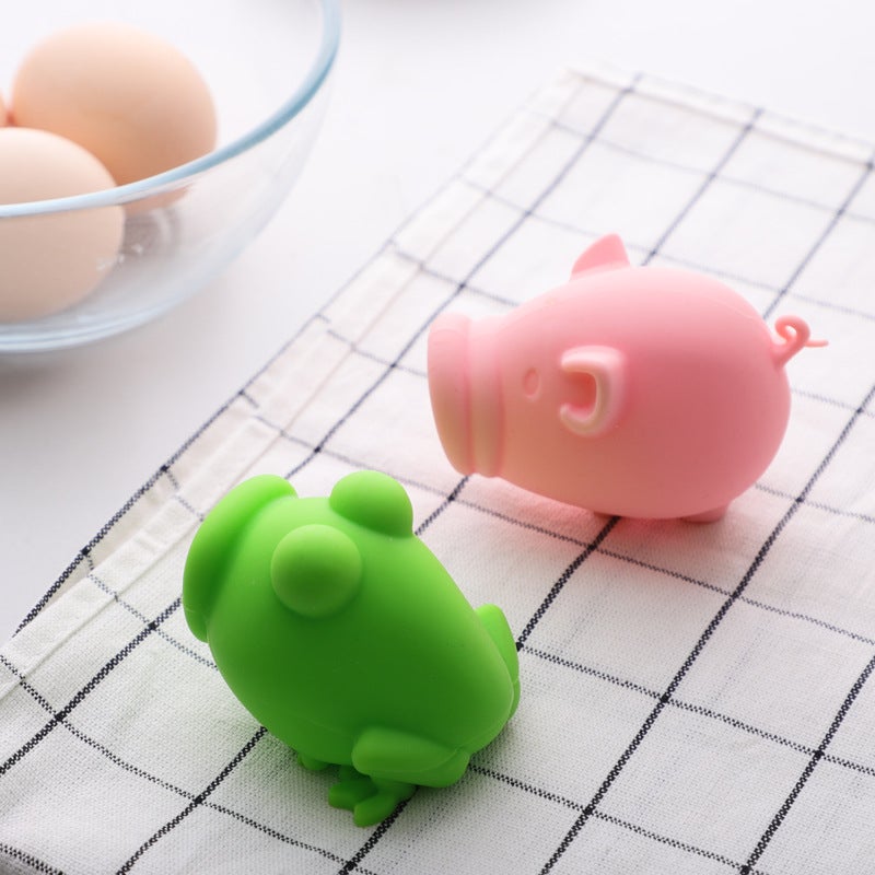 Silicone Egg Yolk Separator Creative Egg White Filter Baking Tool Piglet separator