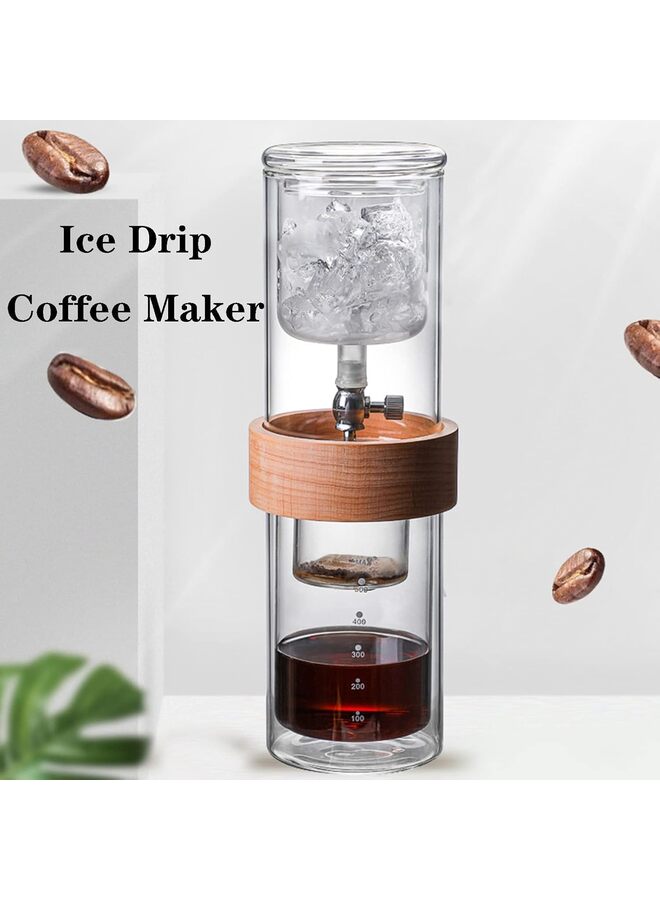 Cold Brew Coffee Maker, 500ML with Adjustable Rate Drip Technology, Stainless Steel Filter Type Extraction Coffee Machine for Home Office - Image 4