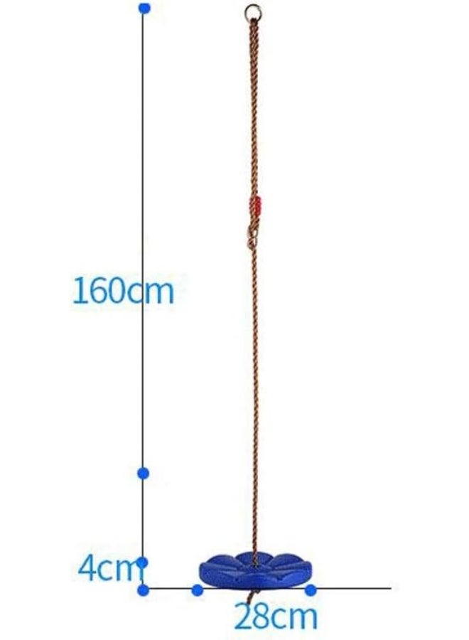 Rainbow Toys Swings Chair Outdoor Swings Safe Indoor Outdoor Plastic Disc Monkey Kids Swing Seat Toy Hanging Playground Fitness Game Playing Swingset Toy Gift Swings - Image 3