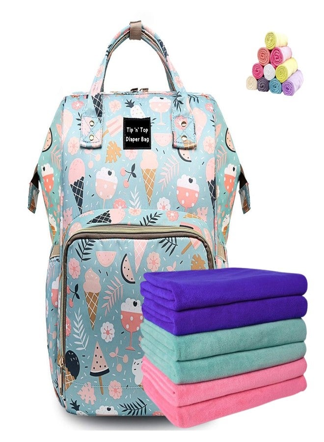 Tip 'n' Top Maternity Bag Travelling Diaper Backpack Baby Diaper Bag with Water Proof Medium Dry Sheet, 1 Piece (Size- 100CM X 70CM) (Green) - Image 1