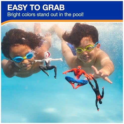 Swimways Marvel Spidey Dive Characters 3-Pack, Swimming Pool Accessories & Kids Pool Toys, Pool Party Supplies & Water Toys for Kids Aged 5 & Up - Image 4