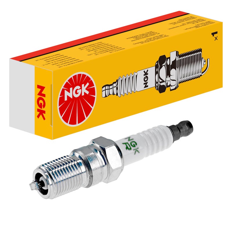 NGK SPARK PLUGS (USA),INC. (3346) BR7EF V-Power Spark Plug, Pack of 1 - Image 1