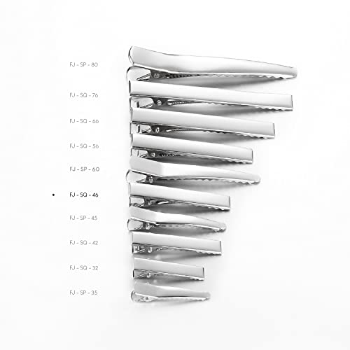UJOY 4.6cm Flat Metal Single Prong Alligator Duckbills DIY Barrette Bow Hair Clips, Set of 50 Pieces - Image 4