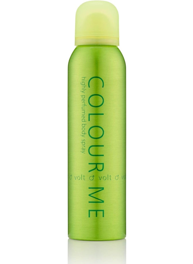 COLOUR ME VOLT MEN BODY SPRAY 150ML - Image 1