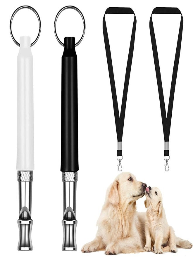 Tuneijue 4 Pack Dog Whistle,Adjustable Ultrasonic Silent Dog Whistle,Dog Whistle to Stop Barking Neighbors Dog,with Lanyard Professional Recall Dog Training Whistles,Dog Whistle to Make Dogs Come to You (2) - Image 1