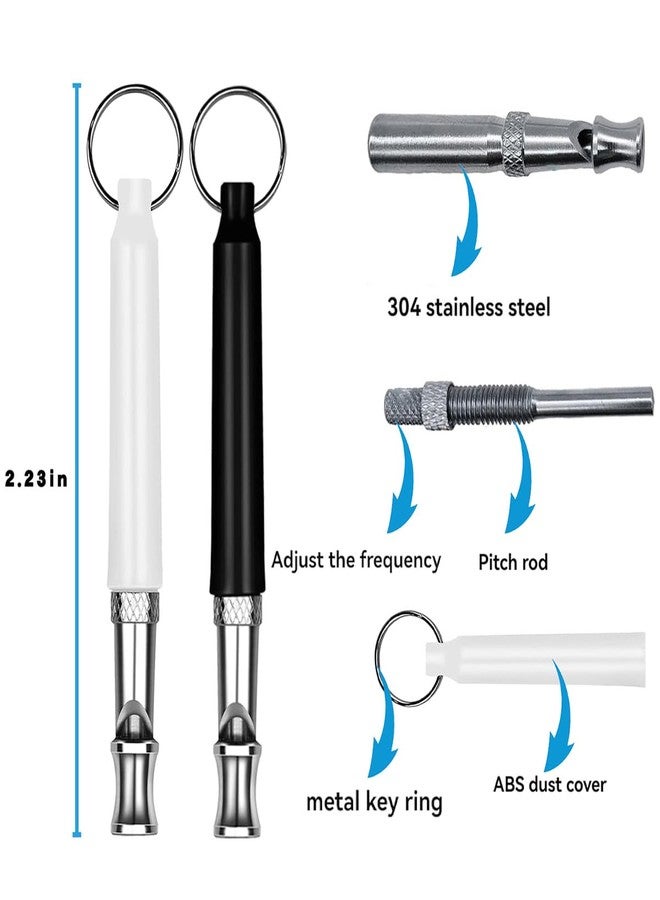 Tuneijue 4 Pack Dog Whistle,Adjustable Ultrasonic Silent Dog Whistle,Dog Whistle to Stop Barking Neighbors Dog,with Lanyard Professional Recall Dog Training Whistles,Dog Whistle to Make Dogs Come to You (2) - Image 5