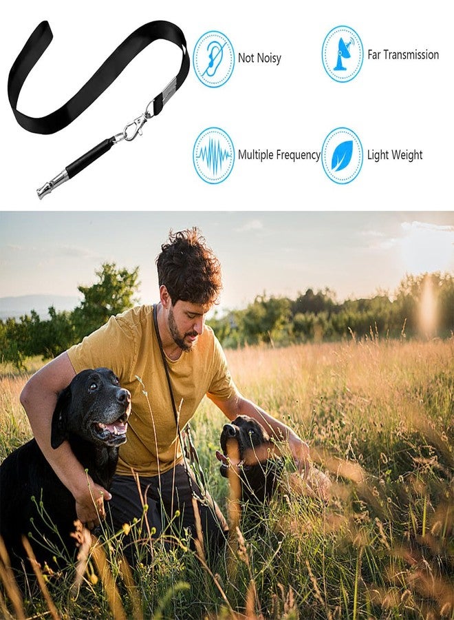Tuneijue 4 Pack Dog Whistle,Adjustable Ultrasonic Silent Dog Whistle,Dog Whistle to Stop Barking Neighbors Dog,with Lanyard Professional Recall Dog Training Whistles,Dog Whistle to Make Dogs Come to You (2) - Image 3