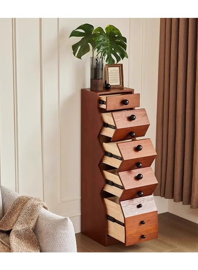 Generic Solid Wood Vintage Style Chest of Drawers, Versatile and Artistic French Living Room Storage  - Image 4