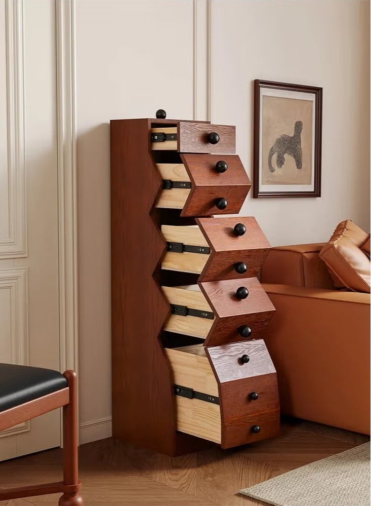 Generic Solid Wood Vintage Style Chest of Drawers, Versatile and Artistic French Living Room Storage  - Image 5