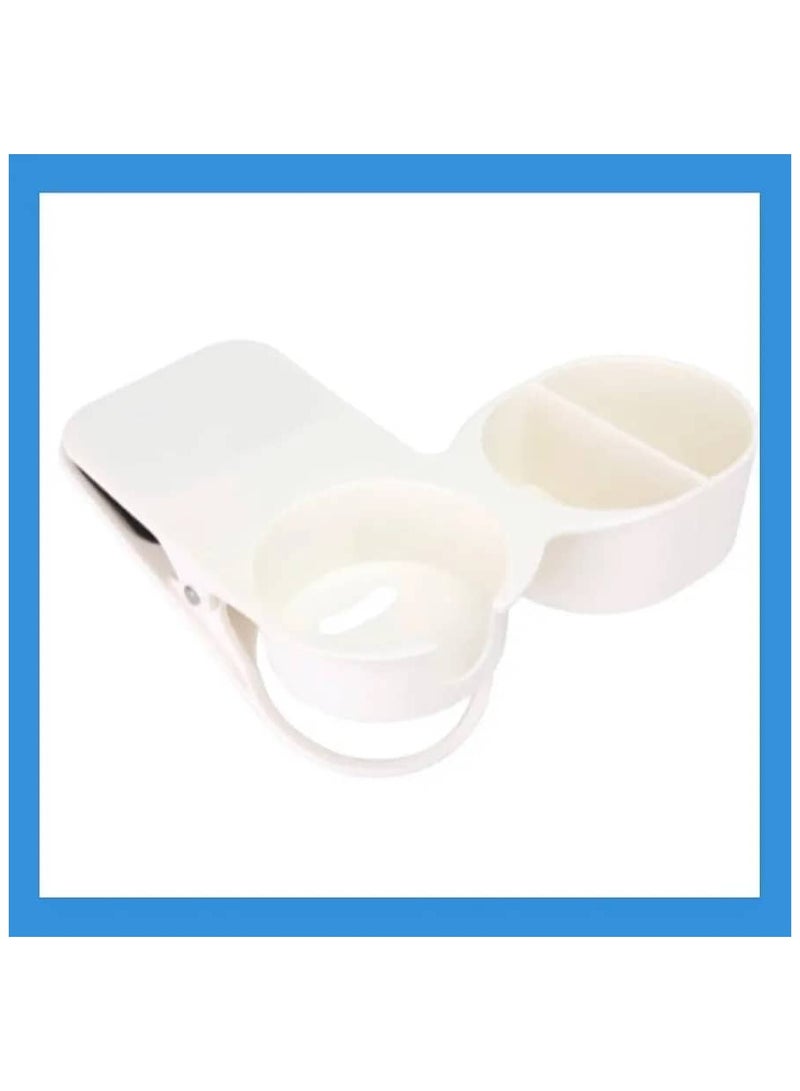 Desk Cup Holder, Table Side Cup Clip, Desktop Organizer Clip, Clip Desk Organizer Holder, Non-Slip Desktop Cup Clip, Office Chair Table Edges, Home, Car Storage for Phones, Keys, Drinks, Coffee Cups - Image 3