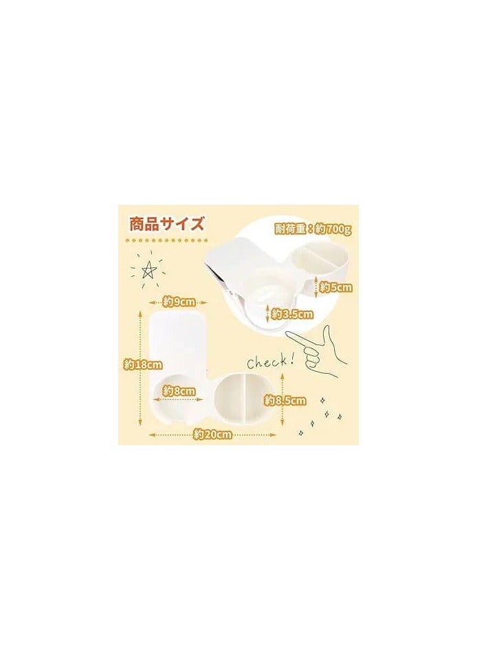 Desk Cup Holder, Table Side Cup Clip, Desktop Organizer Clip, Clip Desk Organizer Holder, Non-Slip Desktop Cup Clip, Office Chair Table Edges, Home, Car Storage for Phones, Keys, Drinks, Coffee Cups - Image 4