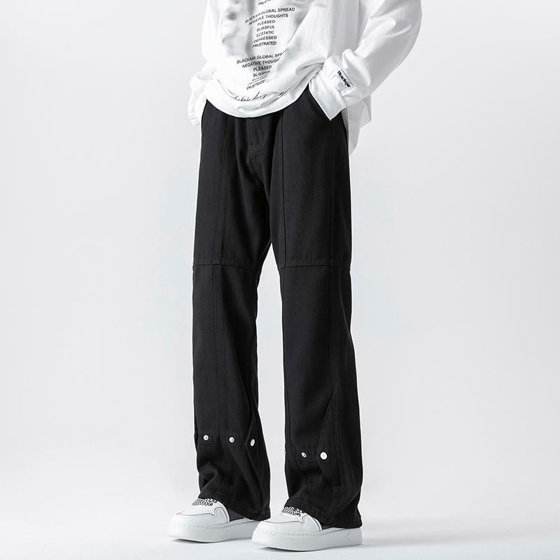 Unisex Classic Denim Jeans Loose Fit Daily Outdoor Wear - Image 1