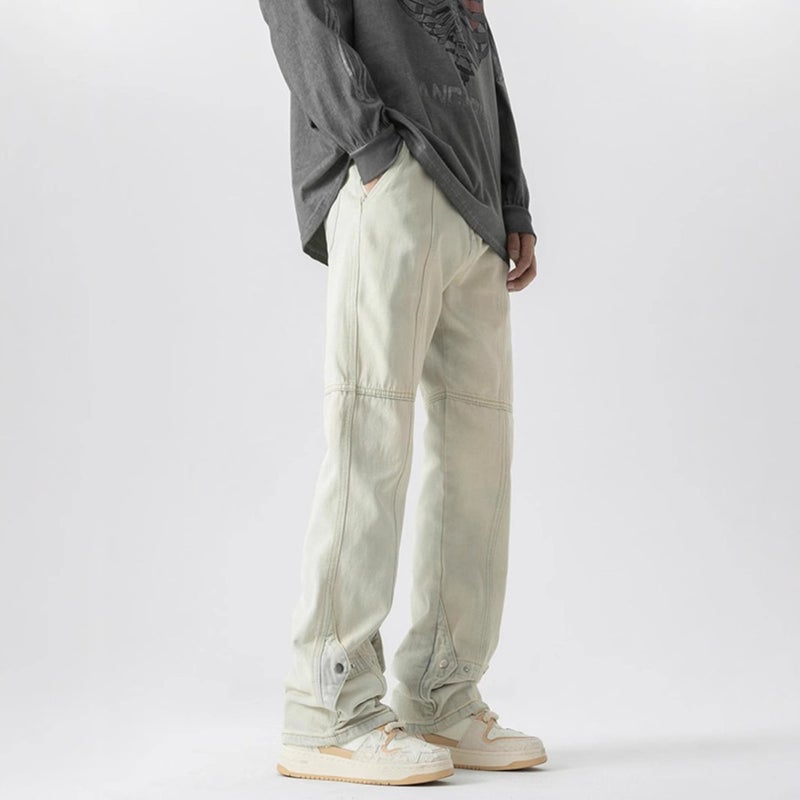 Unisex Classic Denim Jeans Loose Fit Daily Outdoor Wear - Image 4