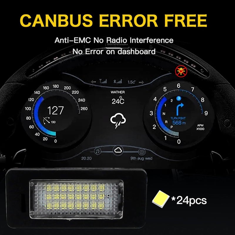 DEMULAX 2pcs License Plate Light 6000k White - Image 5