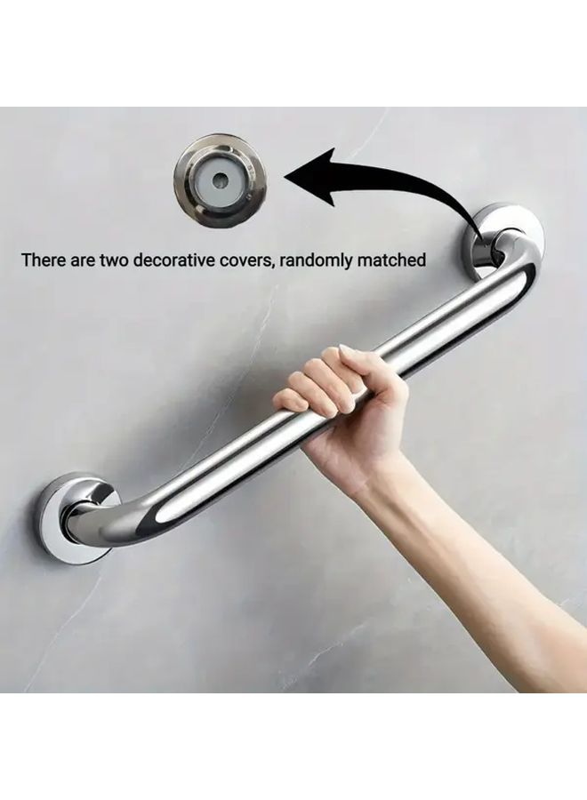 Stainless Steel Armrest Handle 20 Inches Sturdy Anti Slip Safety Guardrails For Elderly Disabled Home Bathroom - Image 2