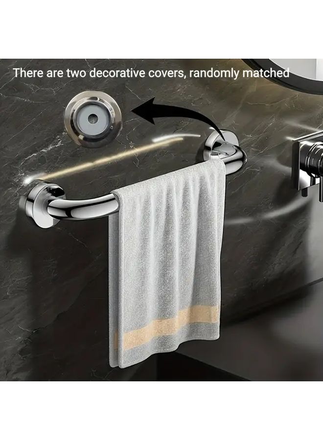 Stainless Steel Armrest Handle 20 Inches Sturdy Anti Slip Safety Guardrails For Elderly Disabled Home Bathroom - Image 1