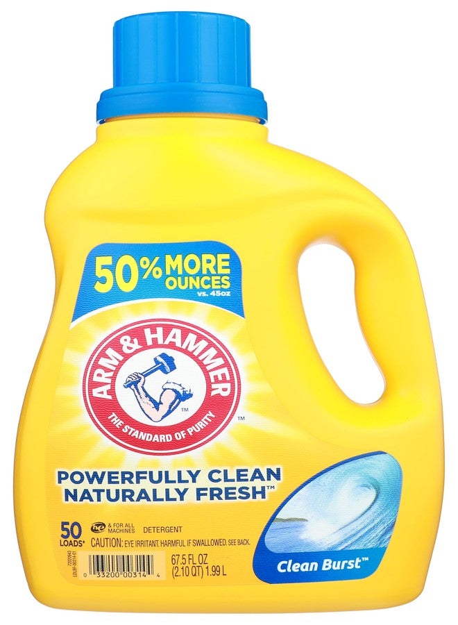 Arm & Hammer, Detergent HE Clean Burst, 67.5 Fl Oz - Image 1