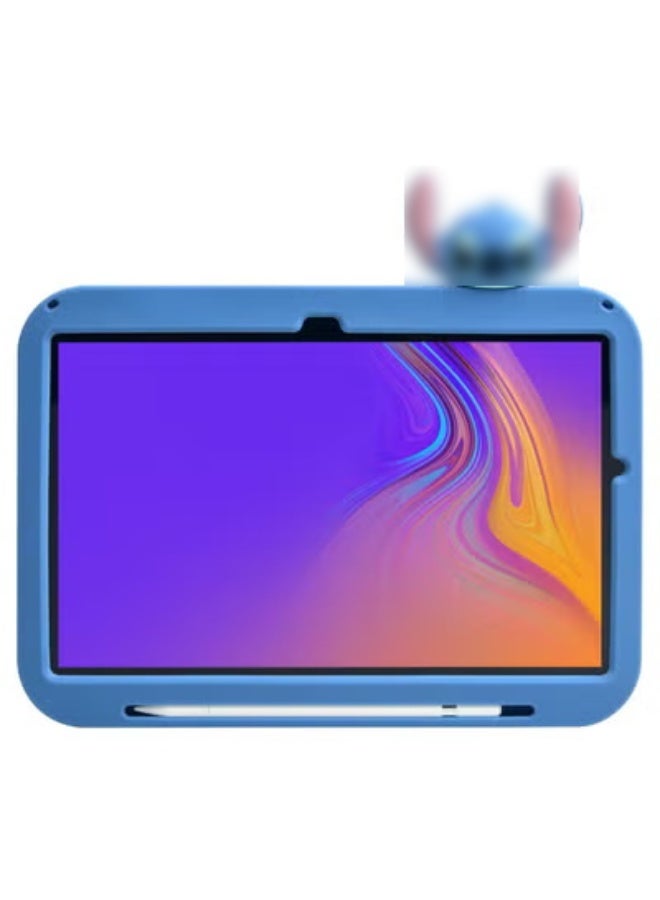 Samsung Galaxy Tab A9 Plus، 3D لطيفة كارتونية ناعمة السيليكون ستاند 【مضادة للسقوط، مقاومة للصدمات، مانعة للانزلاق】 مقبض حامل قلم للأطفال والمراهقين - Image 4