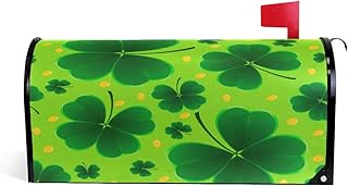 WOOR WOOR St Patricks Day Magnetic Magnetic Mailbox Cover Standard Size for Garden Yard Outdoor Decorations-18 x 20.8"  - Image 1