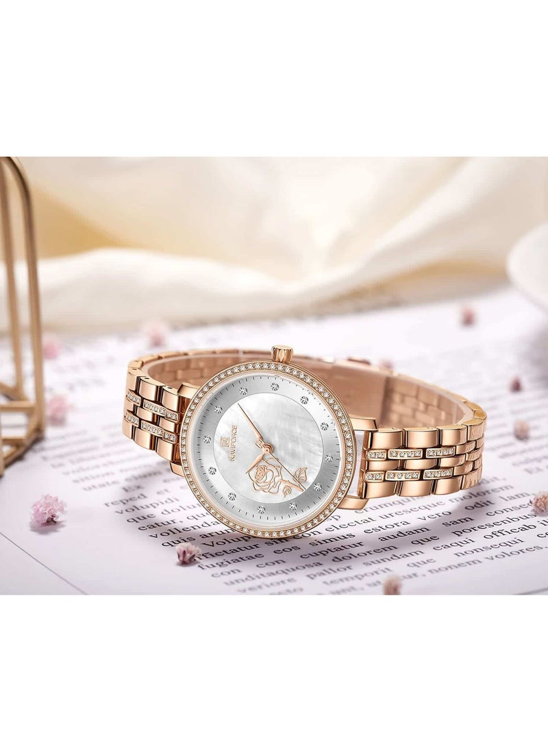 NAVIFORCE Naviforce Watch For Women NF5017-RG-W  - Image 4