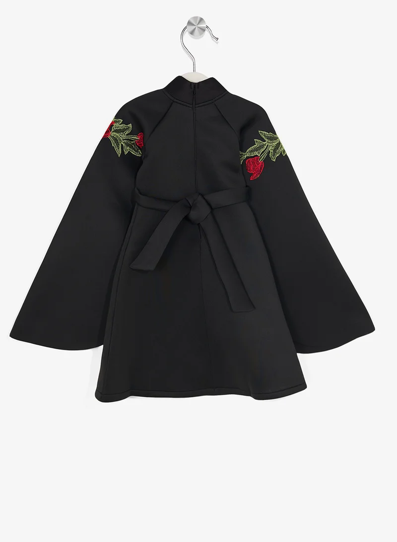 Little Golden Apple Little Rose Embroidered Dress