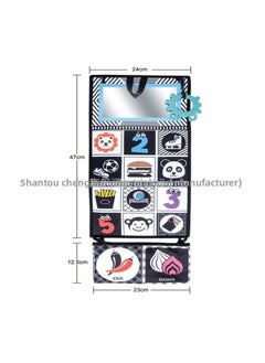 Generic Children 0-1 Years Old Cognitive Educational Toys Early Education Baby Cloth Book 3-6 Months Baby Can Not Tear And Chew With Haha Mirror-Color:66539-1  - Image 1