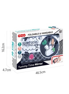 Generic Children 0-1 Years Old Cognitive Educational Toys Early Education Baby Cloth Book 3-6 Months Baby Can Not Tear And Chew With Haha Mirror-Color:66539-1  - Image 2