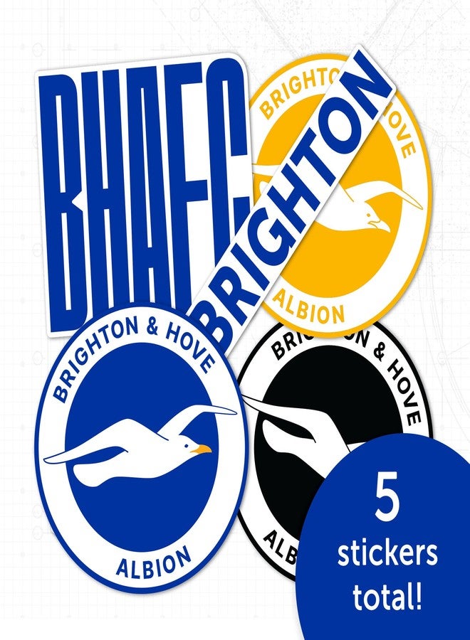 Desert Cactus Brighton & Hove Albion Sticker BHAFC Seagulls Football Club Decal Vinyl Laptop Water Bottle Car Scrapbook Official Fan Gear T2 (Type 2-1) - Image 4