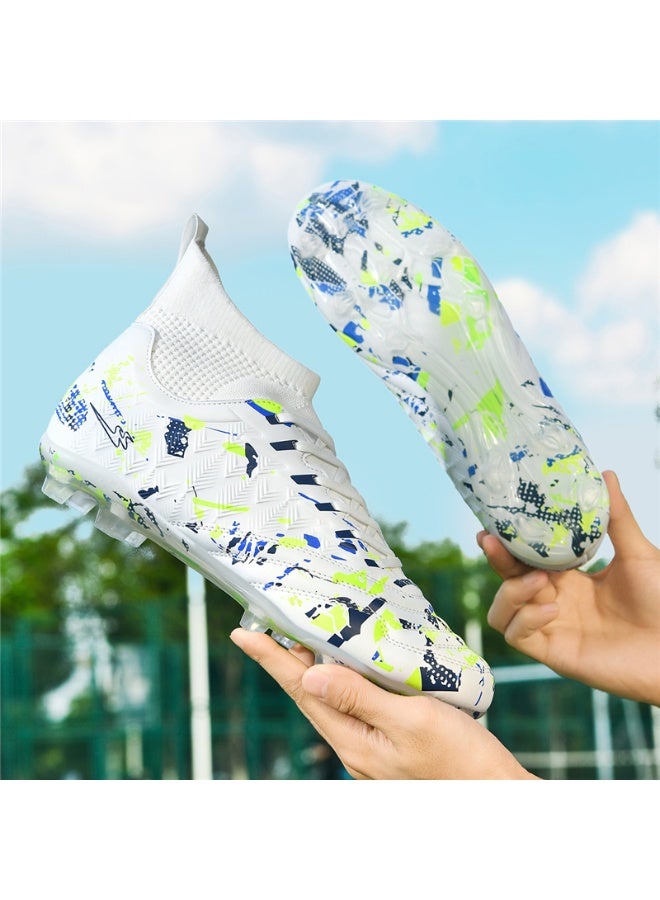 New Men Kids Soccer Shoes Cleats Football Boots Sports Large Size Long Studs Turf Shoes for Training Competition - Image 3