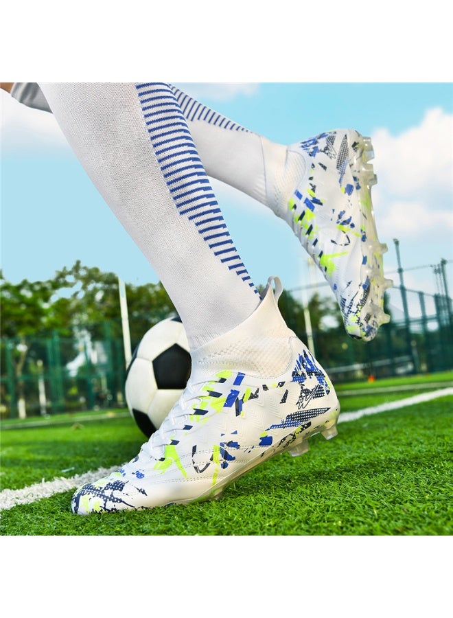 New Men Kids Soccer Shoes Cleats Football Boots Sports Large Size Long Studs Turf Shoes for Training Competition - Image 5