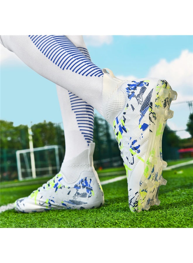 New Men Kids Soccer Shoes Cleats Football Boots Sports Large Size Long Studs Turf Shoes for Training Competition - Image 4
