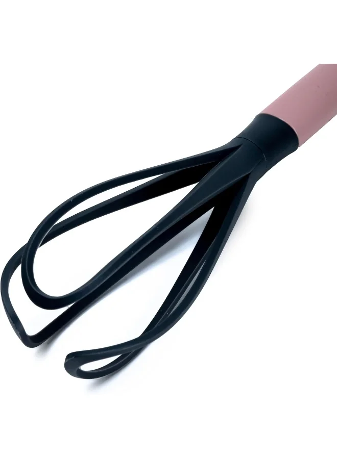 Cuisine Art Pp Handle Nylon Whisk With Bind Card, Light Maroon (Rose)