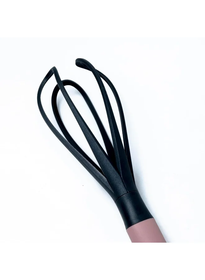 Cuisine Art Pp Handle Nylon Whisk With Bind Card, Light Maroon (Rose)