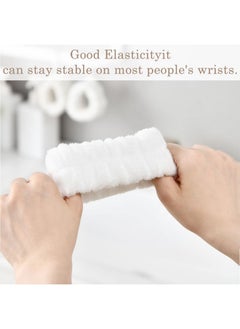 Ayesha Wrist Bands For Washing Face Skincare Wristbands Make Up Remover Wrist Cuffs No Drip Cleansing Cuffs For Makeup Skincare 8Pcs  - Image 2