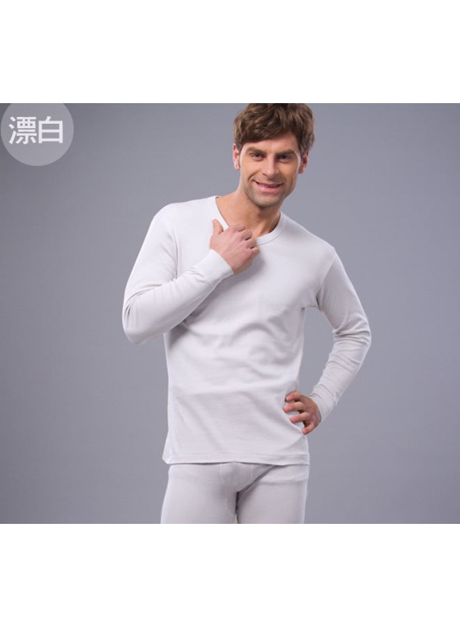 Pure Cotton Thickeneded Autumn Clothes And Autumn Trousers For Couples, Men's Pure Cotton Thermal Intimates, Women's Suit, Middle-aged And Elderly Cotton Sweaters