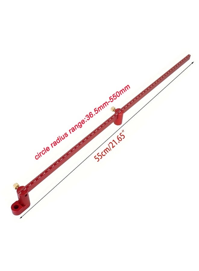 M MIAOYAN 550mm woodworking marking tool, circle ruler, line marker, 360-degree circle and arc drawing tool, woodworking tool, circular compass, large woodworking compass recorder, drawing tool - Image 4