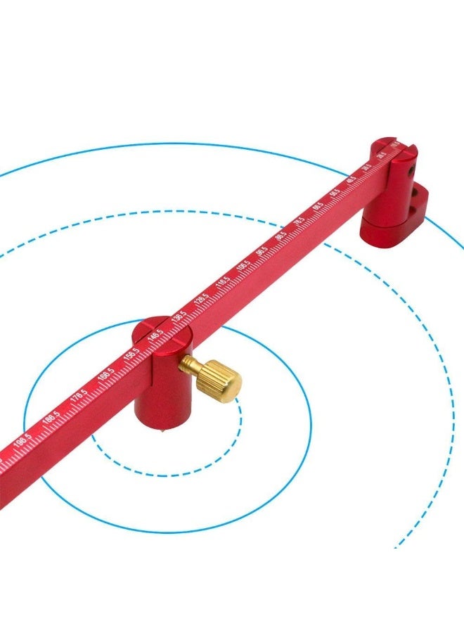 M MIAOYAN 550mm woodworking marking tool, circle ruler, line marker, 360-degree circle and arc drawing tool, woodworking tool, circular compass, large woodworking compass recorder, drawing tool - Image 3