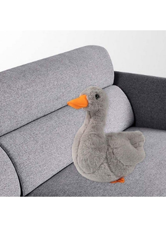 AVSHUB AVSHUB Soft Toys for Kids Cute Duck Super Soft Toy | Ideal Gift for Girls/Kids | Stuffed Plush Animal | Ideal for Birthdays & Special Occasions (Size: 30 cm) (Grey) - Image 2