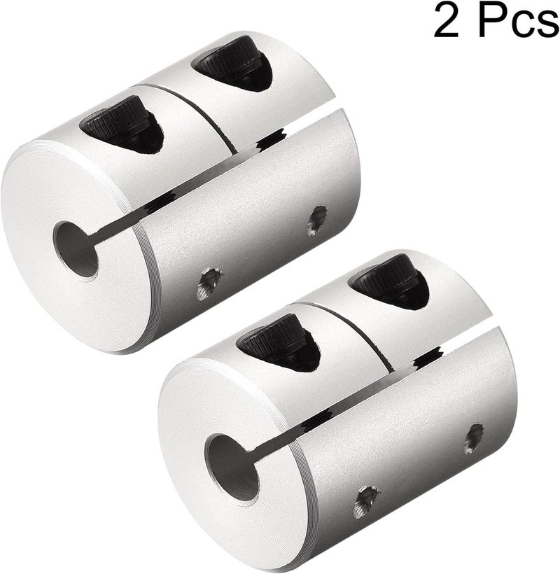 uxcell 2pcs 5mm to 7mm Shaft Coupling 25mmx20mm Coupler Aluminum Alloy Joint Motor for 3D Printer CNC Machine DIY Encoder - Image 3